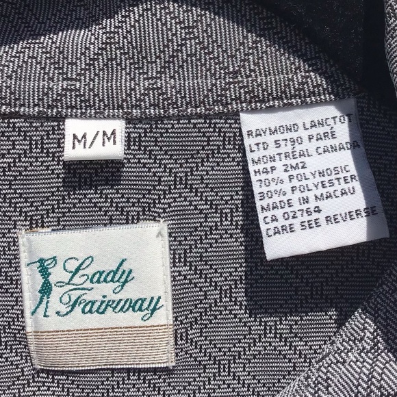 Lady Fairway Golf Polo Shirt Sz M - Picture 5 of 6